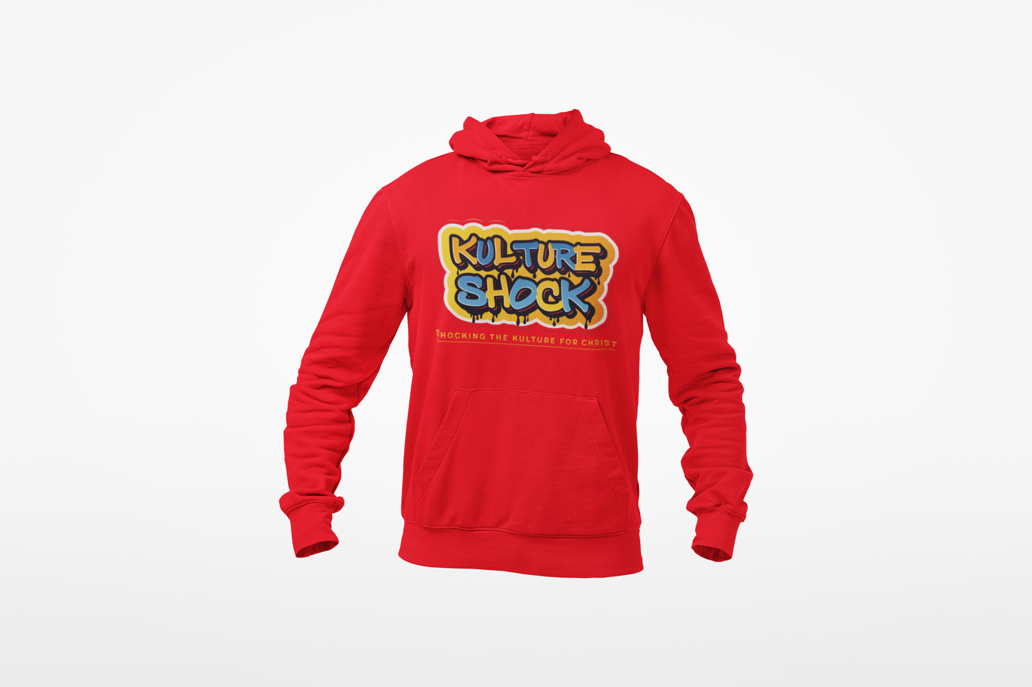 KultureShock Signature Unisex Hoodie- Red