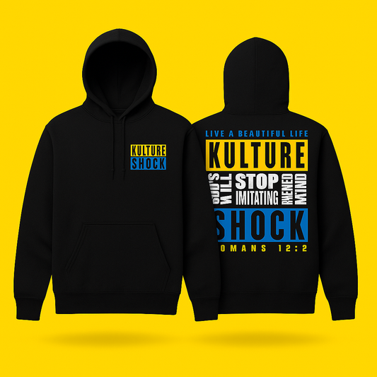 KULTURE SHOCK™ Statement Hoodie – Romans 12:2 Edition